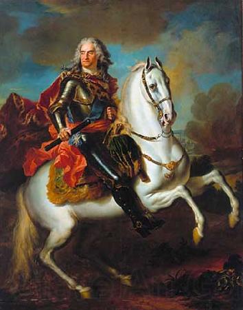 Louis de Silvestre Portrait of August II the Strong Spain oil painting art
